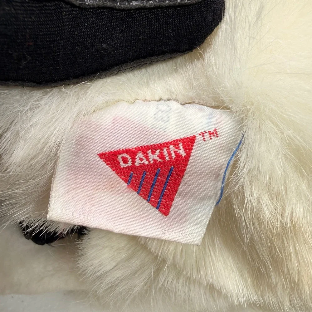 Vintage Dakin Mountain Goat Plush White Ram Stuffed Animal Realistic 10
